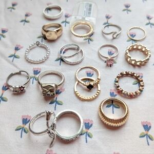 Assorted whimsical rings bundle